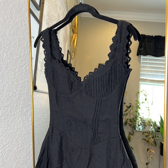 House of CB 'Tilly' Black Pin Tuck Mini Dress NWOT - Picture 9 of 12